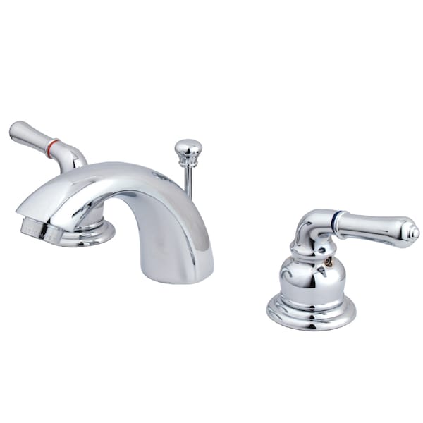 Mini-Widespread Bathroom Faucet, Polished Chrome